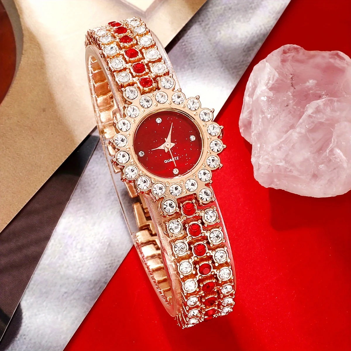 2pcs/set Women's Watch Luxury  - Luxury Watch Gift For Her ulasan dan harga
