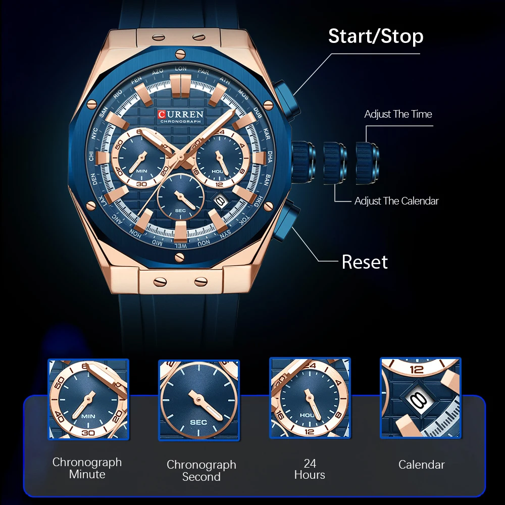 CURREN Luxury Brand High Quali - Luxury Watch Maker ulasan dan harga