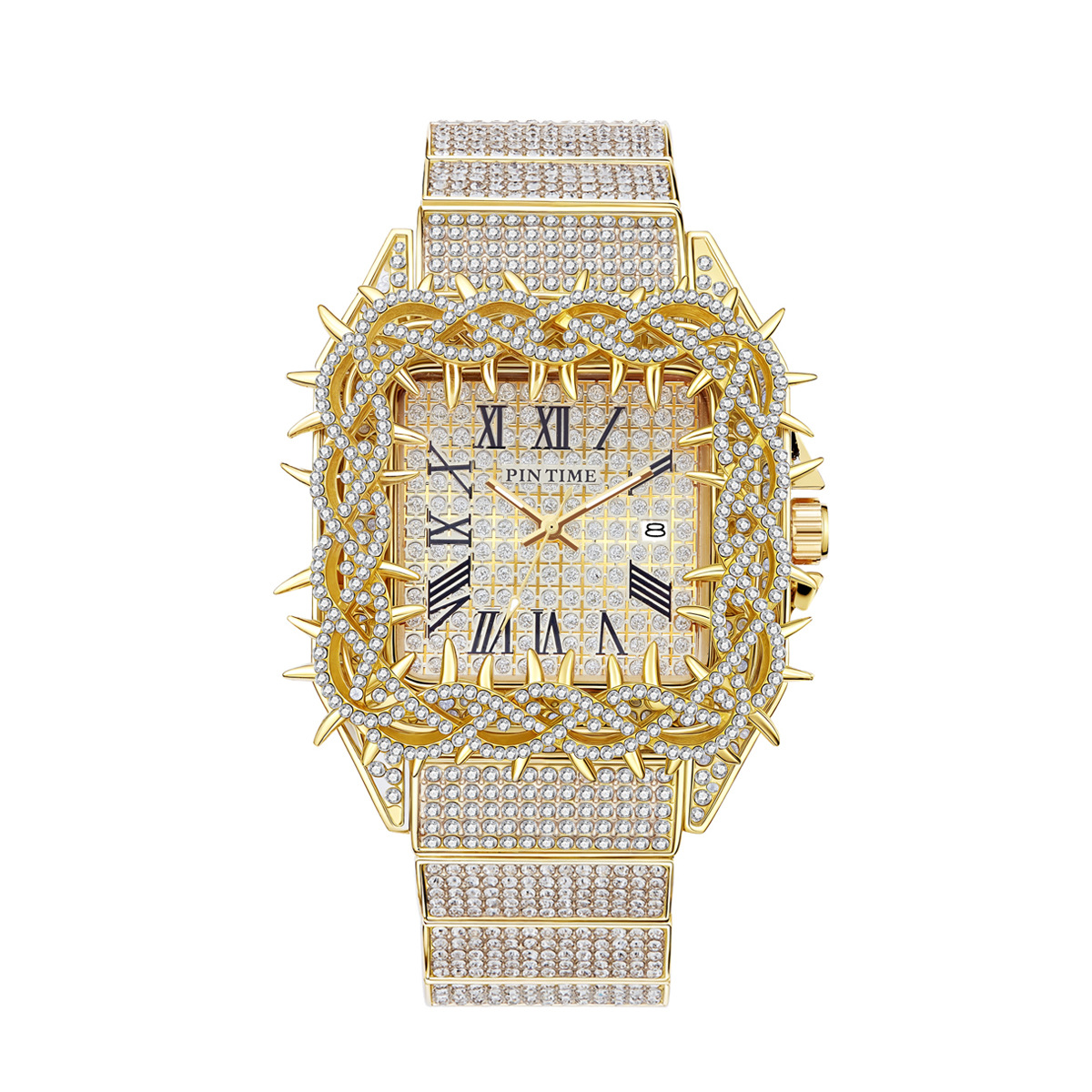 Iced Out Square Men Quartz Wat - Luxury Watch Iceberg ulasan dan harga