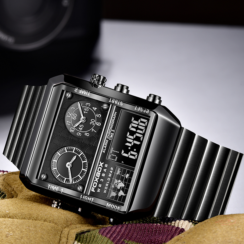 FOXBOX Mens Watches Brand Luxu - Luxury Watch Maker ulasan dan harga