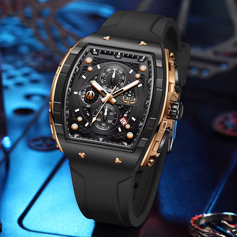 LIGE Top Brand Luxury Men Watc - Luxury Watch Maker ulasan dan harga