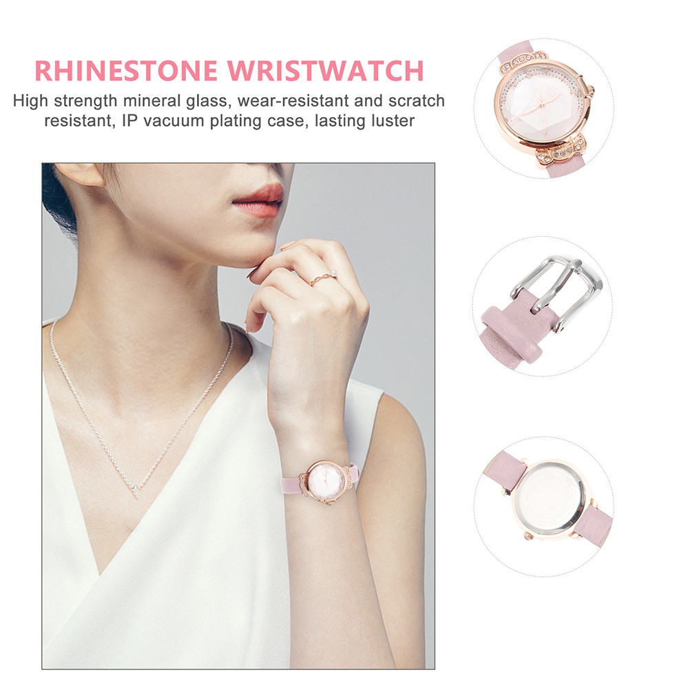 1Pcs Ladies Watch Rhinestone W - Luxury Watch Gift For Her ulasan dan harga